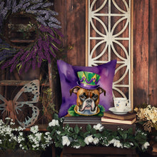 Load image into Gallery viewer, Boxer King of Mardi Gras Throw Pillow
