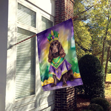 Load image into Gallery viewer, Boykin Spaniel King of Mardi Gras House Flag
