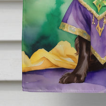 Load image into Gallery viewer, Boykin Spaniel King of Mardi Gras House Flag
