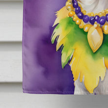 Load image into Gallery viewer, Brittany Spaniel King of Mardi Gras House Flag
