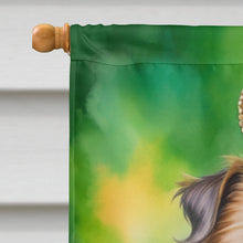 Load image into Gallery viewer, Brussels Griffon King of Mardi Gras House Flag