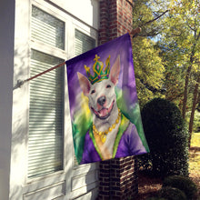 Load image into Gallery viewer, Bull Terrier King of Mardi Gras House Flag