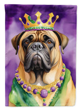 Load image into Gallery viewer, Bullmastiff King of Mardi Gras House Flag