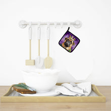 Load image into Gallery viewer, Bullmastiff King of Mardi Gras Pot Holders - Set of 2 Decorative Kitchen Helpers | Made in the USA