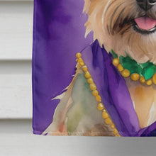 Load image into Gallery viewer, Cairn Terrier King of Mardi Gras House Flag