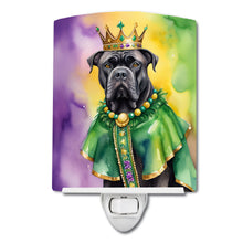 Load image into Gallery viewer, Cane Corso King of Mardi Gras Ceramic Night Light