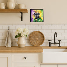 Load image into Gallery viewer, Cane Corso King of Mardi Gras Framed Metal Print