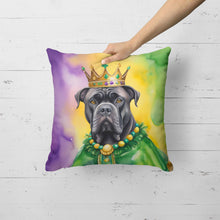 Load image into Gallery viewer, Cane Corso King of Mardi Gras Throw Pillow
