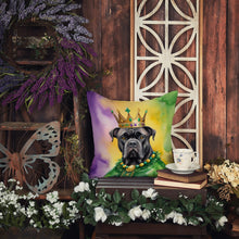 Load image into Gallery viewer, Cane Corso King of Mardi Gras Throw Pillow