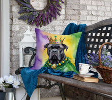 Load image into Gallery viewer, Cane Corso King of Mardi Gras Throw Pillow