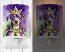 Load image into Gallery viewer, Catahoula King of Mardi Gras Ceramic Night Light