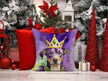 Load image into Gallery viewer, Catahoula King of Mardi Gras Throw Pillow - 14x14 Decorative Pillow – Art for Your Home &amp; Patio