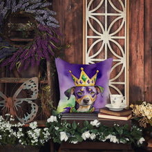 Load image into Gallery viewer, Catahoula King of Mardi Gras Throw Pillow