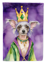 Load image into Gallery viewer, Chinese Crested King of Mardi Gras House Flag