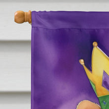 Load image into Gallery viewer, Chow Chow King of Mardi Gras House Flag