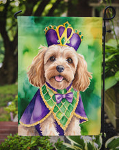 Load image into Gallery viewer, Cockapoo King of Mardi Gras Garden Flag - Vibrant Dog-Themed Yard Decor by Caroline's Treasures