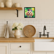 Load image into Gallery viewer, Cockapoo King of Mardi Gras Framed Metal Print
