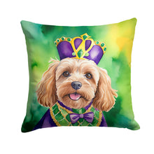 Load image into Gallery viewer, Cockapoo King of Mardi Gras Throw Pillow