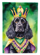 Load image into Gallery viewer, Cocker Spaniel King of Mardi Gras House Flag