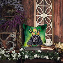 Load image into Gallery viewer, Cocker Spaniel King of Mardi Gras Throw Pillow - 14x14 Decorative Pillow – Art for Your Home &amp; Patio