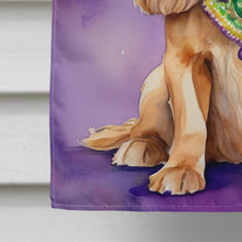 Load image into Gallery viewer, Cocker Spaniel King of Mardi Gras House Flag