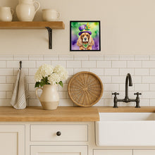 Load image into Gallery viewer, Cocker Spaniel King of Mardi Gras Framed Metal Print