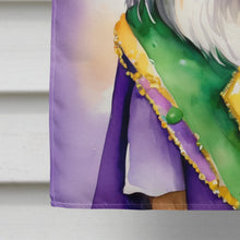 Load image into Gallery viewer, Collie King of Mardi Gras House Flag