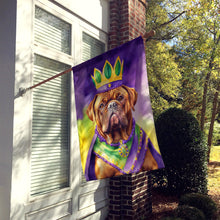 Load image into Gallery viewer, Dogue de Bordeaux King of Mardi Gras House Flag