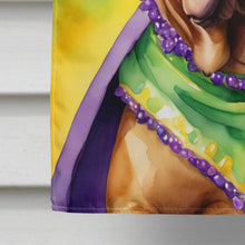 Load image into Gallery viewer, Dogue de Bordeaux King of Mardi Gras House Flag