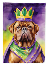 Load image into Gallery viewer, Dogue de Bordeaux King of Mardi Gras House Flag