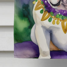 Load image into Gallery viewer, English Bulldog King of Mardi Gras House Flag