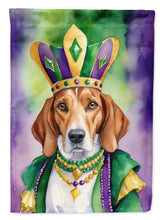 Load image into Gallery viewer, English Foxhound King of Mardi Gras House Flag