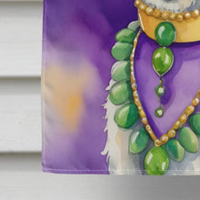 Load image into Gallery viewer, Fox Terrier King of Mardi Gras House Flag