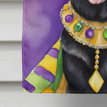 Load image into Gallery viewer, Black German Shepherd King of Mardi Gras House Flag