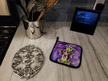 Load image into Gallery viewer, German Shorthaired Pointer King of Mardi Gras Pot Holders - Set of 2 Decorative Kitchen Helpers | Made in the USA