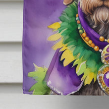 Load image into Gallery viewer, German Wirehaired Pointer King of Mardi Gras House Flag