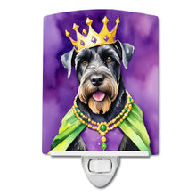 Load image into Gallery viewer, Giant Schnauzer King of Mardi Gras Ceramic Night Light