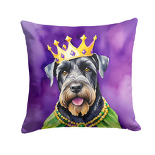 Load image into Gallery viewer, Giant Schnauzer King of Mardi Gras Throw Pillow