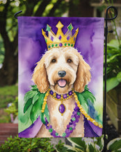 Load image into Gallery viewer, Goldendoodle King of Mardi Gras Garden Flag - Vibrant Dog-Themed Yard Decor by Caroline's Treasures