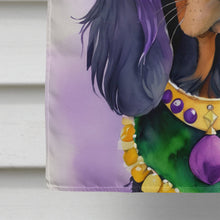 Load image into Gallery viewer, Gordon Setter King of Mardi Gras House Flag
