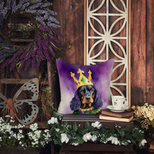 Load image into Gallery viewer, Gordon Setter King of Mardi Gras Throw Pillow