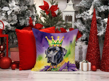 Load image into Gallery viewer, Great Dane King of Mardi Gras Throw Pillow - 14x14 Decorative Pillow – Art for Your Home &amp; Patio