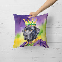 Load image into Gallery viewer, Great Dane King of Mardi Gras Throw Pillow