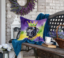 Load image into Gallery viewer, Great Dane King of Mardi Gras Throw Pillow