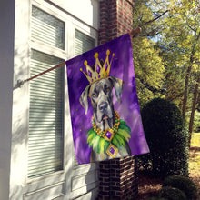 Load image into Gallery viewer, Great Dane King of Mardi Gras House Flag