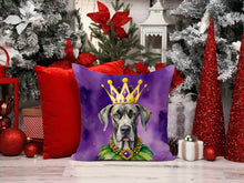 Load image into Gallery viewer, Great Dane King of Mardi Gras Throw Pillow