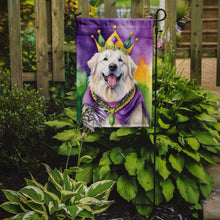 Load image into Gallery viewer, Great Pyrenees King of Mardi Gras Garden Flag - Vibrant Dog-Themed Yard Decor by Caroline's Treasures