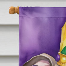 Load image into Gallery viewer, Greyhound King of Mardi Gras House Flag