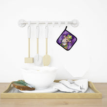 Load image into Gallery viewer, Greyhound King of Mardi Gras Pot Holders - Set of 2 Decorative Kitchen Helpers | Made in the USA
