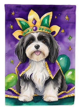 Load image into Gallery viewer, Havanese King of Mardi Gras House Flag